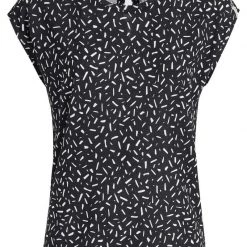 Schlussverkauf ✔️ Khujo TALAJA - T-Shirt Print - Schwarz-weiß Gemustert, Damen 🔔 -khujo Verkaufsladen d8947e7570ac441587c11360908cf362