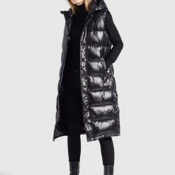 Brandneu ❤️ Khujo MAGNETA SHINY - Weste - Schwarz, Damen 🔥 -khujo Verkaufsladen d9153af19a874b34a9dcc1b9f29a6092