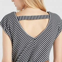 Bestes Angebot 👍 Khujo LEIFA - Freizeitkleid - Dunkelblau-weiß Gestreift, Damen 👍 -khujo Verkaufsladen d9578bcc901d476fbd35311a786ffd2c