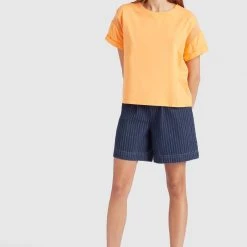 Schlussverkauf 🛒 Khujo REAGAN - T-Shirt Print - Orange, Damen 👏