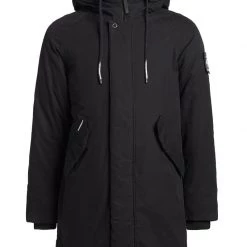 Schlussverkauf ❤️ Khujo HAAK - Wintermantel - Schwarz, Herren 👏 -khujo Verkaufsladen db8e361535b74ca5a710800fb7778c03