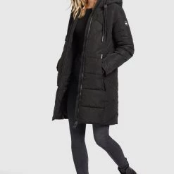 Großhandel 🔥 Khujo ELESSA2 - Wintermantel - Schwarz, Damen 😀 -khujo Verkaufsladen dbc2929673ad462dad3e1930321b3cc4