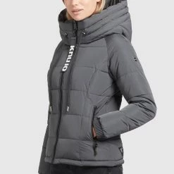 Brandneu ⌛ Khujo LILENA - Winterjacke - Grau, Damen 🌟 -khujo Verkaufsladen de5a9f94da564823ab81092a98393ae9