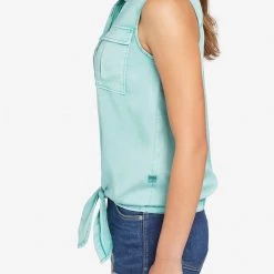 Auslauf 🌟 Khujo LANA - Hemdbluse - Turquoise, Damen 🌟 -khujo Verkaufsladen de98b671c4224bb584bdffcf896284b4