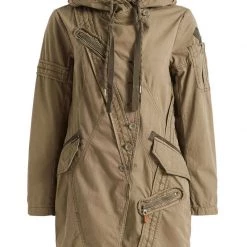 Aktion 😍 Khujo ZARIA - Parka - Army, Damen 💯 -khujo Verkaufsladen e05659f091134105be7ff60fbc07d7e9