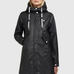 Bestes Angebot 👍 Khujo HALFA - Parka - Schwarz, Damen 🎉