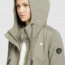 Top 10 ⭐ Khujo ZAHIRA3 - Leichte Jacke - Graugrün, Damen 🔔 -khujo Verkaufsladen e11753bce82e4c44ab4f3195960cd558