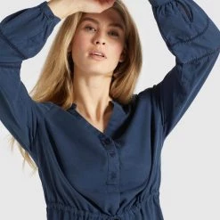 Bester Verkauf ✔️ Khujo SORELTA - Freizeitkleid - Dunkelblau, Damen 🤩 -khujo Verkaufsladen e188476b40644efaa53f3157eb9704d1