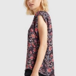 Neu ⭐ Khujo LERATO - Bluse - Dunkelblau Gemustert, Damen 🔥 -khujo Verkaufsladen e1eded6278df4daabd3fb944916feb72