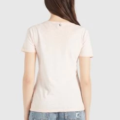 Coupon ⭐ Khujo PERGOLA - T-Shirt Basic - Apricot, Damen ❤️ -khujo Verkaufsladen e219860dc4f34b268294b415380f4898