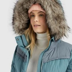 Budget 🔥 Khujo LUBECK LONG - Wintermantel - Blaugrau, Damen ⭐ -khujo Verkaufsladen e27c84e23b204bb7a2f957fca6fe7d14