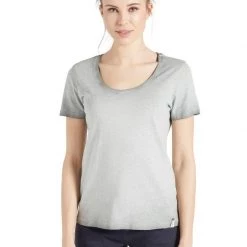 Großhandel 🔔 Khujo PERGOLA - T-Shirt Basic - Grau, Damen ⭐