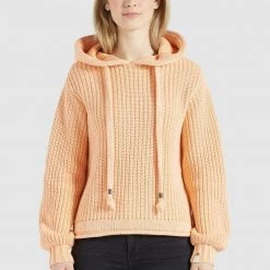 Bestpreis 🎁 Khujo HEDVIG - Strickpullover - Aprikot, Damen ⭐