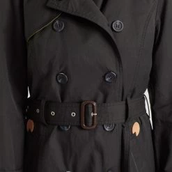 Coupon 👏 Khujo AMELE - Trenchcoat - Schwarz, Damen 😍 -khujo Verkaufsladen e5694ab518a34cab9dc697451c1b3b4e