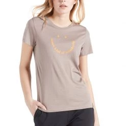 Bester Verkauf ⭐ Khujo FRANCESCA SMILE - T-Shirt Print - Graubraun, Damen ✔️