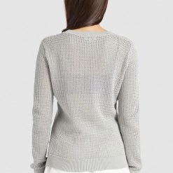Brandneu ✔️ Khujo COSIMA - Strickpullover - Light Grey, Damen 🎉 -khujo Verkaufsladen e73d5f4d30804b249c3d5887cae3a811