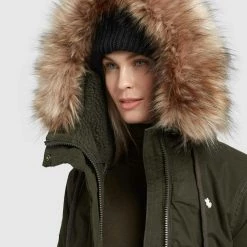 Coupon 🎁 Khujo CODISH - Wintermantel - Dunkelgrün, Damen 🧨 -khujo Verkaufsladen e84def3c0cab42afb22e7a8ba7d2c1b3