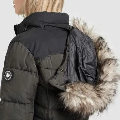 Schlussverkauf 💯 Khujo AMARAY2 - Wintermantel - Dunkelgrau, Damen 🎁 -khujo Verkaufsladen e9901f403c8b475fb6577299db442d12