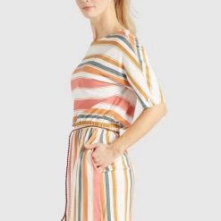 Aktion 🤩 Khujo GABY - Jerseykleid - Mehrfarbig Gestreift, Damen 😍 -khujo Verkaufsladen e9b5bb4094bb4335b578bb0b19c12918