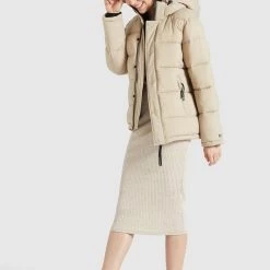 Angebote 👏 Khujo GERDA MATT - Winterjacke - Beige, Damen 💯 -khujo Verkaufsladen ea350d7245f94bb9bdb253fb7c3ea4e4