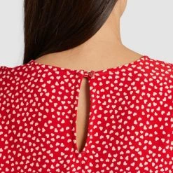 Top 10 😉 Khujo VIDA - Bluse - Rot, Damen 🔔 -khujo Verkaufsladen ec3df742e2ac4f519f602f104153242c