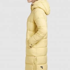 Top 10 ❤️ Khujo CORINNA MATT - Wintermantel - Hellgelb, Damen 🌟 -khujo Verkaufsladen ece7cf9349c54cad9b2e7f442fc259ca