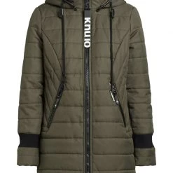 Bestes Angebot 🥰 Khujo SHINE2 STRUCTURED - Wintermantel - Dunkeloliv, Damen 🎉 -khujo Verkaufsladen eda1f12677e0453bb4103f70e03ae6a6