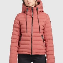 Schlussverkauf 🔥 Khujo LOVINA MATT - Übergangsjacke - Blassrot, Damen ❤️