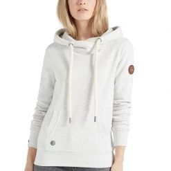 Neu 👏 Khujo FANCI - Kapuzenpullover - Hellgrau Meliert, Damen 🥰 -khujo Verkaufsladen efc643b8e8c34868be8dd41fb6d25ae5