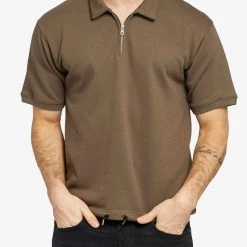 Coupon 😉 Khujo NICOLAS - Poloshirt - Khaki, Herren 🤩
