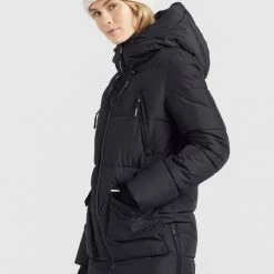 Blitzangebot ✔️ Khujo MADALENA - Wintermantel - Schwarz, Damen 🤩 -khujo Verkaufsladen f0437a2a0ce74a108a795e85efa6d974