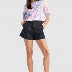 Bestes Angebot 🛒 Khujo SUTTON - T-Shirt Print - Mehrfarbig Gemustert, Damen 🔥