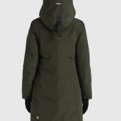 Blitzangebot 🔥 Khujo CHARLYN2 - Wintermantel - Dunkeloliv Polyester, Damen 🎉 -khujo Verkaufsladen f29399c69bfa417cba0c468cee88fc1a