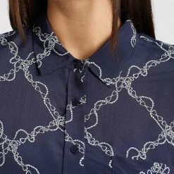 Schlussverkauf 🔔 Khujo COLLINS - Hemdbluse - Dark Blue, Damen ⌛ -khujo Verkaufsladen f400152e79a941bf8a4d8dbf646fb603