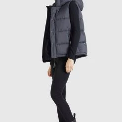 Schlussverkauf 😀 Khujo MARGARIDA MATT - Weste - Grau, Damen 💯 -khujo Verkaufsladen f44e1e6d9a954394b3c7c2407bc50765