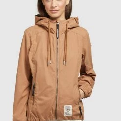 Neu ⌛ Khujo ROLAVA - Leichte Jacke - Toffee, Damen ❤️