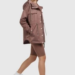 Budget 😉 Khujo PRAYATA - Parka - Mauve, Damen 💯 -khujo Verkaufsladen f50d4fd8fc4840acb7b705f42bbe58cf