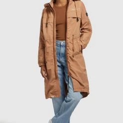 Budget 🎉 Khujo VOYA - Parka - Toffee, Damen ✨ -khujo Verkaufsladen f5dc6c06e1ee4252b4464e50fbca1ced