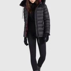 Bestes Angebot 👍 Khujo SANTA SHINE - Winterjacke - Schwarz, Damen 🤩 -khujo Verkaufsladen f611f1bd1eea4ace98536cb2eb24c142