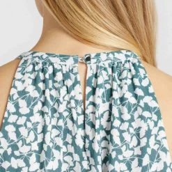 Neu 🥰 Khujo KELSA - Freizeitkleid - Blau Geblümt, Damen 👍 -khujo Verkaufsladen f7840aea13454e90ad36033fb95ecac6