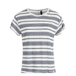 Bestes Angebot 👍 Khujo MATAMA - T-Shirt Print - Naturweiß-dunkelblau Gestreift, Damen 🤩 -khujo Verkaufsladen f8382154c72a41198a74edf9a114205d
