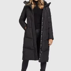 Blitzangebot 💯 Khujo SONJE3 - Wintermantel - Schwarz, Damen ✔️ -khujo Verkaufsladen f9bd12dab6514c6c839bee6e0ee5d205