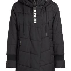 Billig 💯 Khujo ELVA STRUCTURED - Wintermantel - Schwarz, Damen 🔥 -khujo Verkaufsladen fa5d963fd9ca45ab94917879232f41de