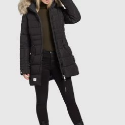 Auslauf ✔️ Khujo AMARAY2 - Wintermantel - Schwarz, Damen 🌟 -khujo Verkaufsladen fad86367cfb64564888f095a5145b6f0