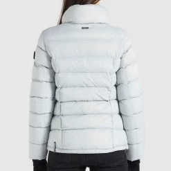 Auslauf ✔️ Khujo BACHA SHINE - Winterjacke - Hellgrau, Damen 😍 -khujo Verkaufsladen fb09393fc468468a8c61ea98f887bf29