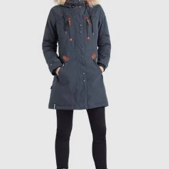 Coupon 🔔 Khujo ROANA - Wintermantel - Dunkelblau, Damen 😉