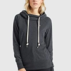 Coupon 🧨 Khujo LINNEA - Kapuzenpullover - Dunkelgrau Meliert, Damen ✔️