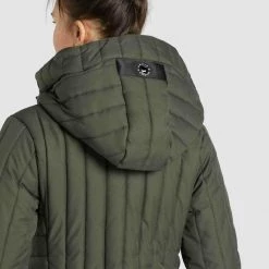 Brandneu ⌛ Khujo JERRY PRIME5 STRUCTURED - Wintermantel - Dunkeloliv, Damen 💯 -khujo Verkaufsladen fbb082ed6a80494ba207da629aa986f6