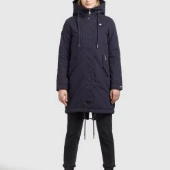 Bester Verkauf 🔔 Khujo MARINA - Wintermantel - Dunkelblau, Damen 😀