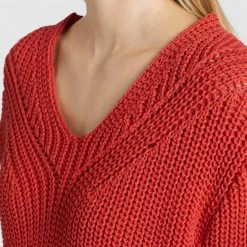 Bestpreis 😉 Khujo NIKKI - Strickpullover - Burned Orange, Damen 😍 -khujo Verkaufsladen fbefb1e4c95e4f729e93d0cb86704460